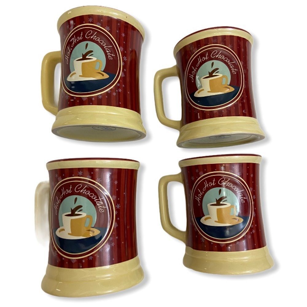 The Polar Express Train Ride Hot Chocolate 4pc. Mug Set
